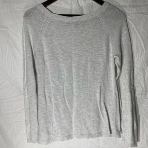 Womens gray light sweater medium